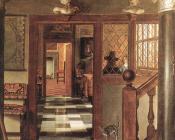 塞缪尔 凡 霍赫斯特拉滕 : View of a Corridor